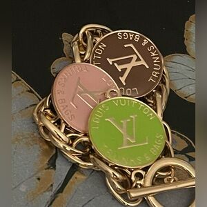 Set of 3 Louis Vuitton Trunks & Bags Luggage Charms